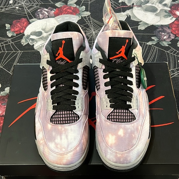 DS 2022 NIKE AIR JORDAN 4 IV RETRO SE ZEN MASTER SNEAKERS SHOES SZ MENS 8.5 NIB - Picture 2 of 11